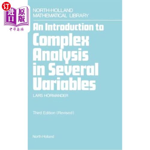海外直订An Introduction to Complex Analysis in Several Variables: Volume 7 多变量复杂分析导论