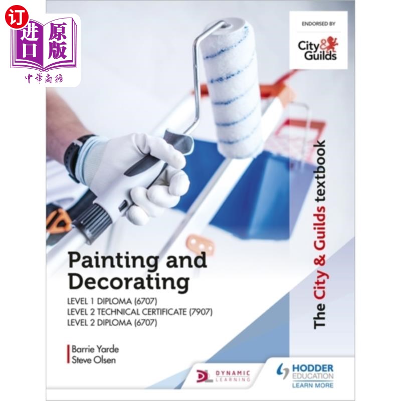 海外直订City & Guilds Textbook: Painting and Decorating ... 城市与行会教科书:1级和2级的绘画和装饰