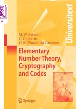 海外直订Elementary Number Theory, Cryptography and Codes 初等数论、密码学和密码