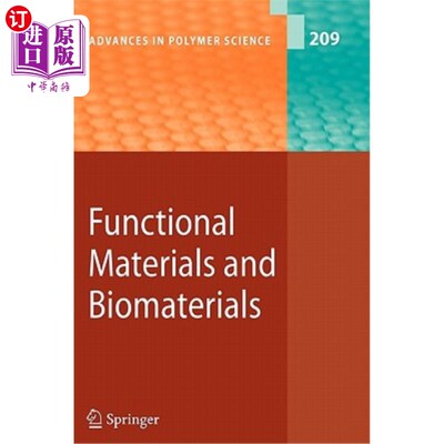 海外直订Functional Materials and Biomaterials 功能材料与生物材料“，