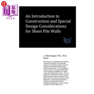 Special Introduction Construction Sheet Pile Considerations 海外直订An Design and for