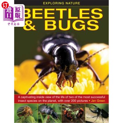 海外直订Exploring Nature: Beetles & Bugs: A Captivating Inside View of the Life of Two o 成功的昆虫物种生活的迷人内