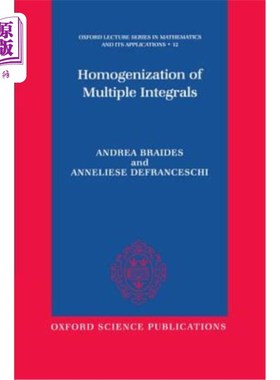 海外直订Homogenization of Multiple Integrals 多重积分的均匀化
