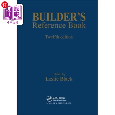 海外直订Builder's Reference Book 建筑商参考书