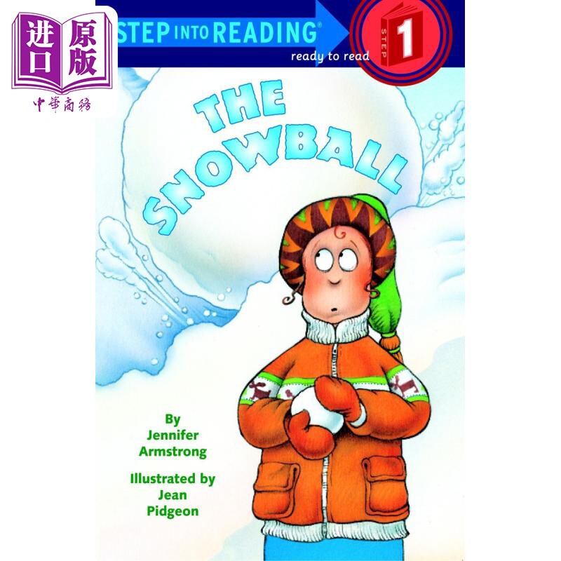 Step into Reading Step 1 Snowball The 兰登阅读进阶1：滚雪球 英文原版 儿童绘本 分级阅读 Jennifer Armstrong【中商原版