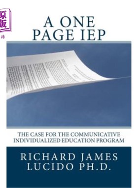 海外直订A One Page IEP: The Case for the Communicative Individualized Education Program 一页的IEP：交流个性化教育计