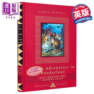 Wonderland Carroll Adventures Everymans 愛麗絲夢游仙境 中商原版 Alices 英文原版 Library文學經(jīng)典 系列 Lewis