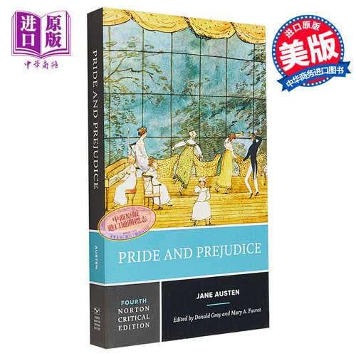傲慢与偏见 诺顿文学解读系列 英文原版 Norton Critical Editions Pride and Prejudice Jane Austen【中商原版】