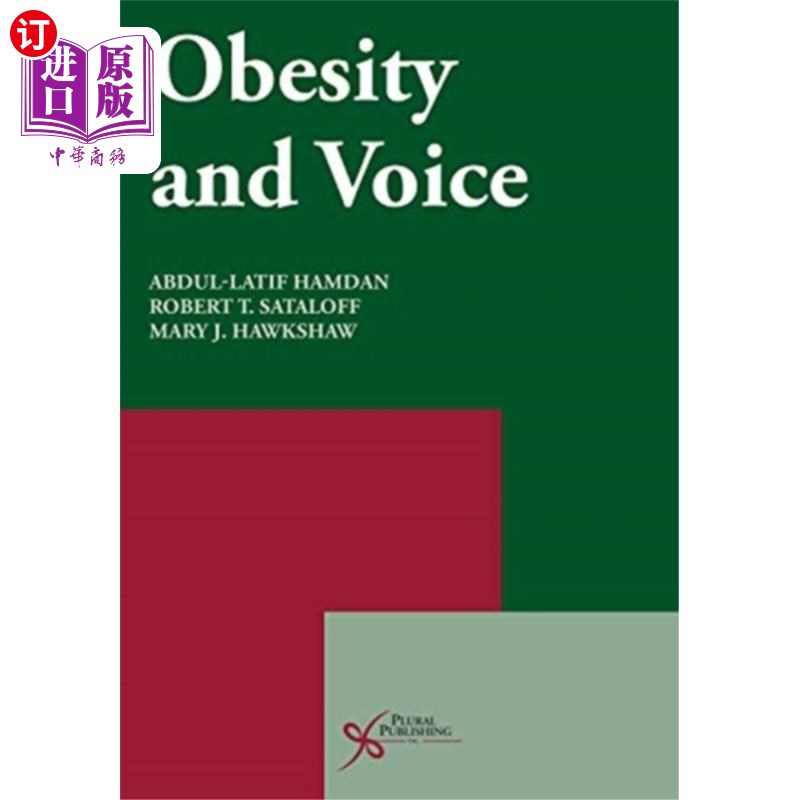 海外直订医药图书Obesity and Voice 肥胖和声音
