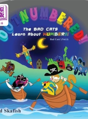 海外直订OUTNUMBERED! The Bad Cats Learn About Numbers 寡不敌众！坏猫学数字