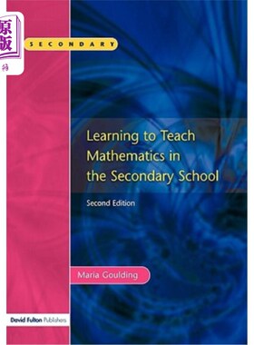 海外直订Learning to Teach Mathematics, Second Edition 学习数学，第二版