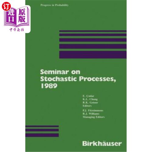 海外直订Seminar on Stochastic Processes, 1989 随机过程研讨会，1989年