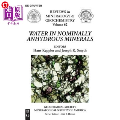 海外直订Water in Nominally Anhydrous Minerals 名义上无水矿物中的水