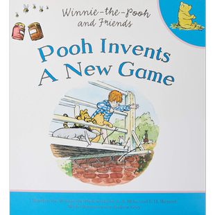 小熊维尼 发明一个新游戏 Winnie-the-Pooh & Friends Pooh Invents A New Game 英文原版 儿童绘本 图画故事书【中商原版】