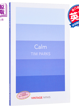 【中商原版】平静 Vintage迷你系列 英文原版 Calm: Vintage Minis Tim Parks 英语小说文学读物