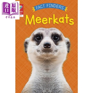 Finders Reading Fact 儿童动物科普读物 现货 英文原版 Meerkats Gems 猫鼬 宝石百科小读本1级 Level 中商原版 分级阅读