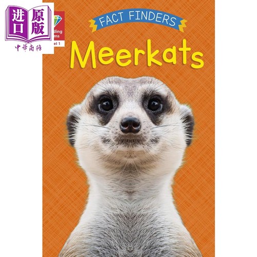 现货 Reading Gems Fact Finders Meerkats Level 1 宝石百科小读本1级 猫鼬 分级阅读 英文原版 儿童动物科普读物【中商原版】