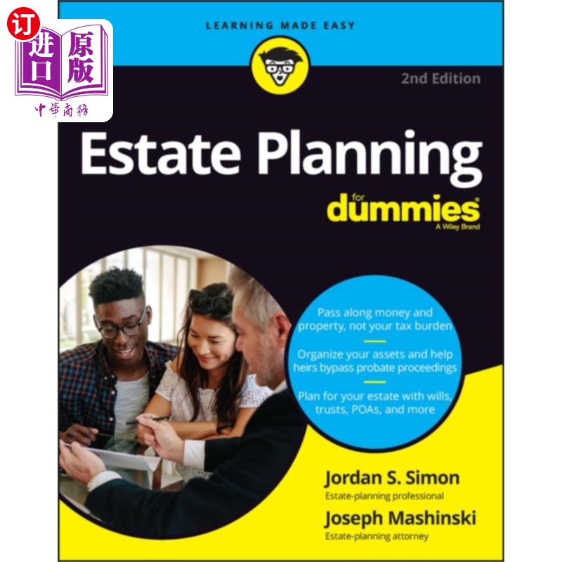 海外直订Estate Planning For Dummies 傻瓜遗产规划