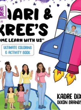 海外直订Kaari & Kree's Ultimate Coloring & Activity Book Kaari & Kree的终极着色和活动手册