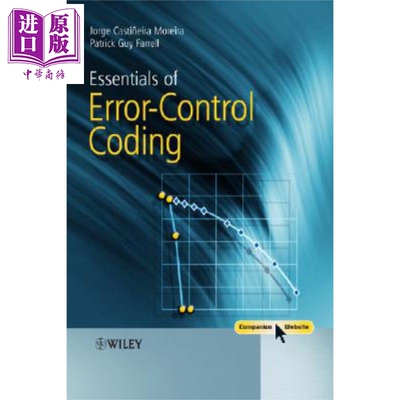 现货 误差控制编码导论 Essentials Of Error 英文原版 Jorge Castiñeira Moreira 中商原版