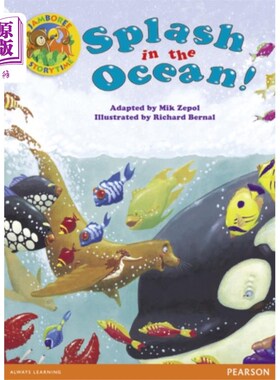 海外直订Jamboree Storytime Level A: Splash in the Ocean Little Book 狂欢节故事时间A级：飞溅在海洋小书