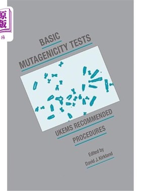 海外直订医药图书Basic Mutagenicity Tests: Ukems Recommended Procedures 基本致突变性试验：UKEMS推荐程序