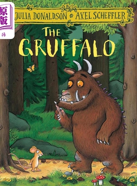 咕噜牛 The Gruffalo 英文原版 儿童绘本 动物故事图画书 进口读物3-6岁 名家经典 朱莉娅唐纳森 阿克塞尔谢夫勒【中商原版】