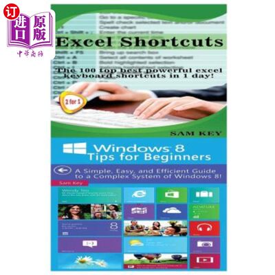 海外直订Excel Shortcuts & Windows 8 Tips for Beginners Excel快捷方式和Windows 8初学者提示