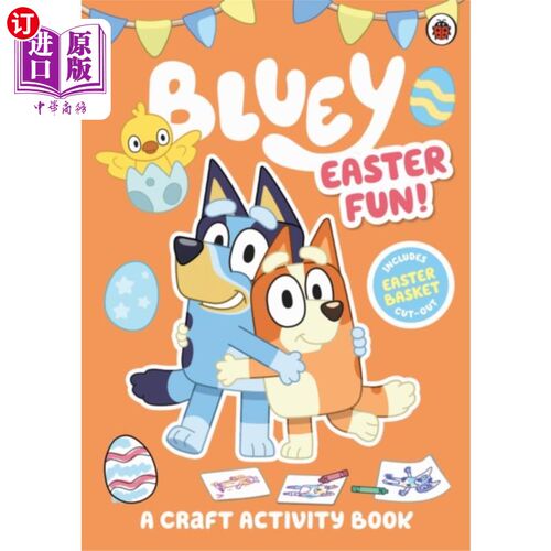 海外直订Bluey: Easter Fun Activity 复活节趣味活动