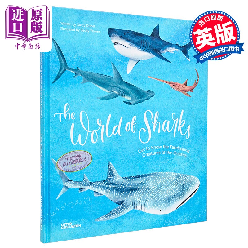 鲨鱼的世界 了解迷人的海洋生物 The World of Sharks 英文原版 Darcy Dobell Becky Thorns【中商原版】图片