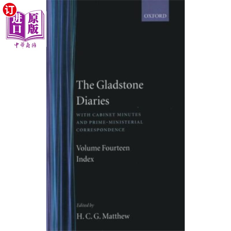 海外直订Gladstone Diaries: Volume 14: Index 格莱斯顿日记:第14卷:索引