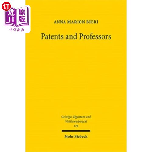 海外直订Patents and Professors 专利和教授