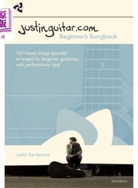 海外直订Justinguitar.com Beginner's Songbook Justinguitar.com初学者的歌集
