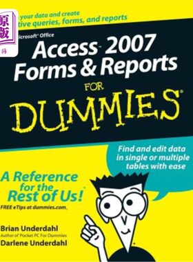 海外直订Access 2007 Forms and Reports for Dummies Access 2007分步指南