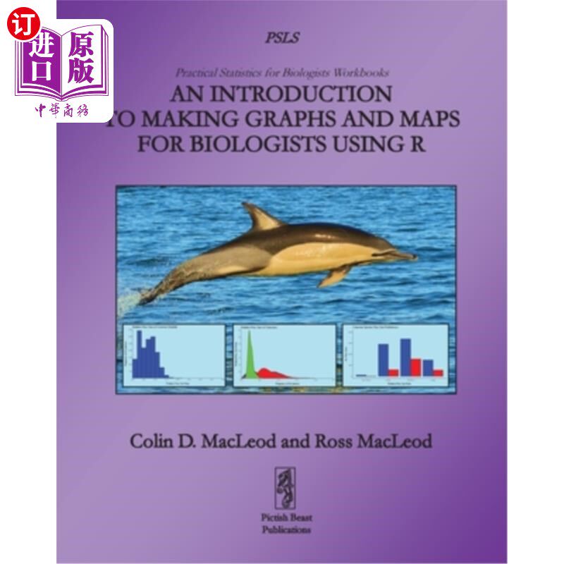 海外直订An Introduction to Making Graphs and Maps for Biologists using R 生物学家用R制作图表和地图的介绍