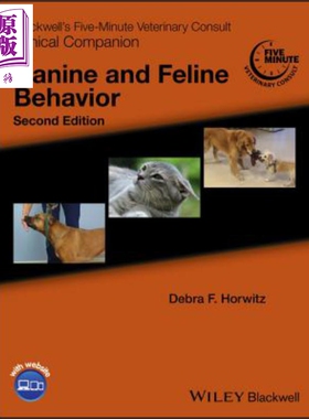 现货 Blackwell's Five-Minute Veterinary Consult Clinical Companion - Canine and Feline Behavior【中商原版】