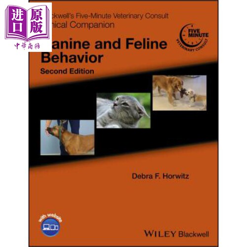 现货 Blackwell's Five-Minute Veterinary Consult Clinical Companion - Canine and Feline Behavior【中商原版】