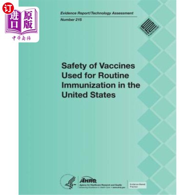 海外直订医药图书Safety of Vaccines Used for Routine Immunization in the United States 美国用于常规免疫的疫苗的安全