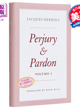 现货 伪证与赦免 第1卷 德里达 英文原版 Perjury and Pardon Volume I Jacques Derrida【中商原版】