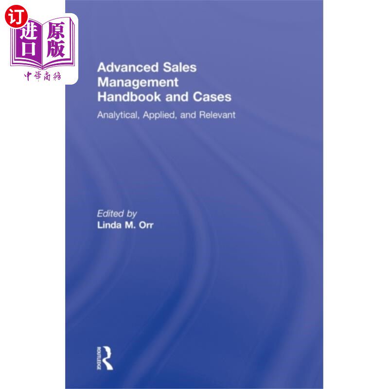 海外直订Advanced Sales Management Handbook and Cases 高级销售管理手册和案例