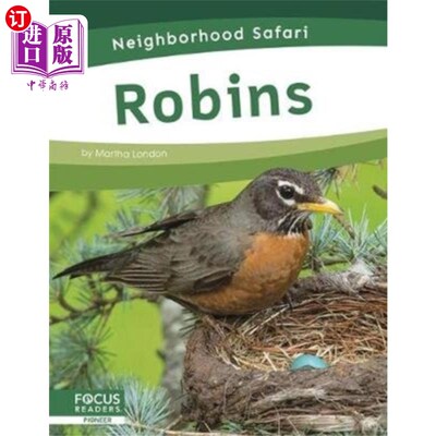 海外直订Neighborhood Safari: Robins 邻里狩猎：知更鸟