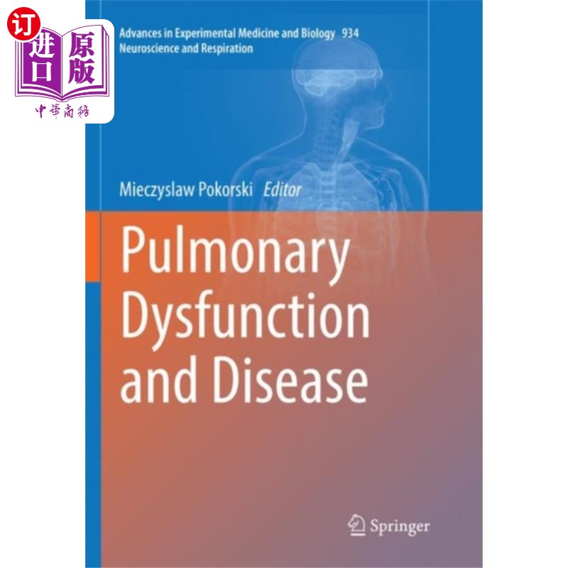 海外直订医药图书Pulmonary Dysfunction and Disease 肺功能障碍与疾病