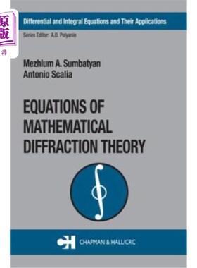 海外直订Equations of Mathematical Diffraction Theory 数学衍射理论方程“，