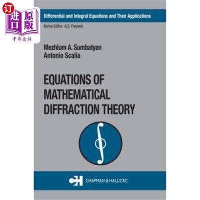 海外直订Equations of Mathematical Diffraction Theory 数学衍射理论方程“，