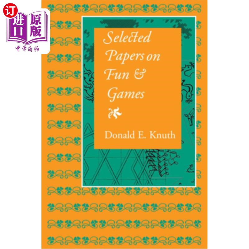 海外直订Selected Papers on Fun and Games: Volume 192 关于娱乐和游戏的论文选集:第192卷