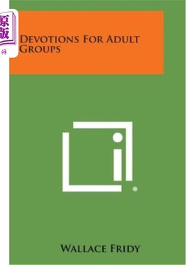 海外直订Devotions for Adult Groups 成人团体的奉献