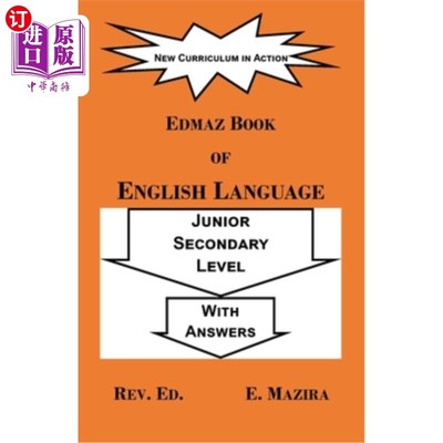 海外直订Edmaz Book of English Language: Junior Secondary Level 埃德马兹英语课本：初中