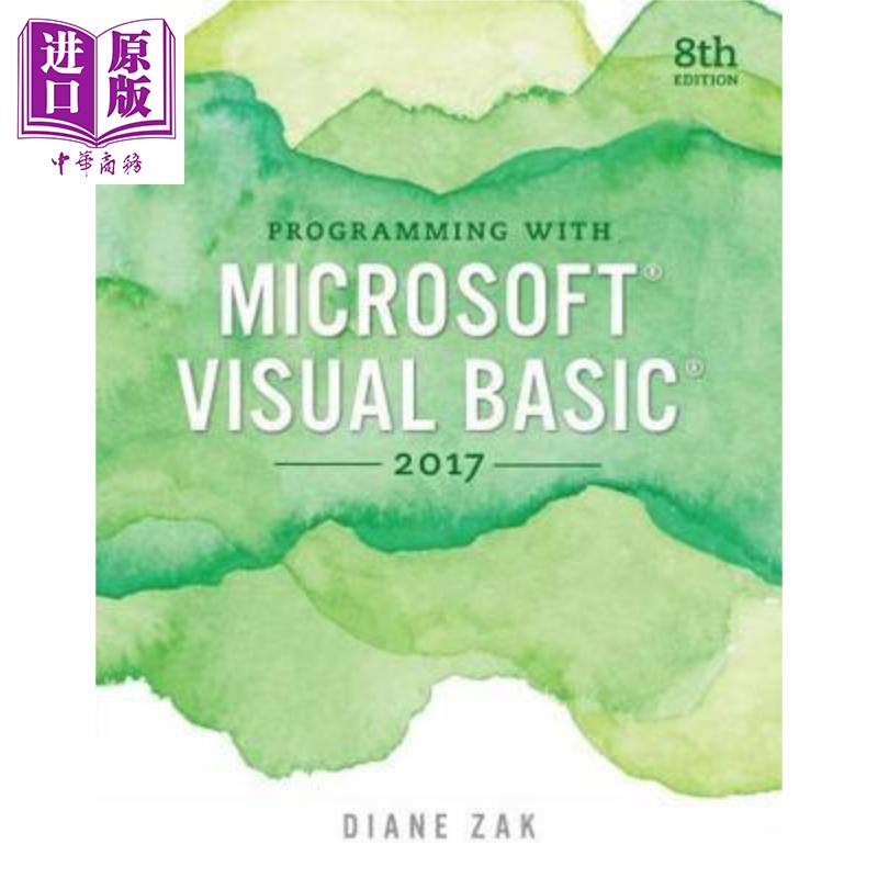 Programming With Microsoft Visual Basic 2017 8th edition 豆瓣阅读 英文原版 Windows核心编程 第8版 Diane Zak【中商原?