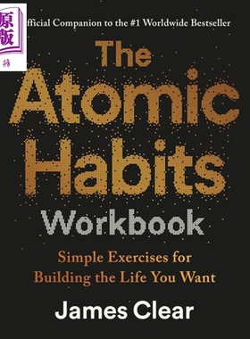 原子习惯官方工作手册 引导式日记 坚持习惯 The Atomic Habits Workbook 英文原版 James Clear【中商原版】
