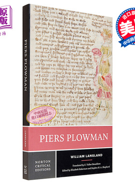 预售 农夫皮尔斯 十四世纪英语长诗 诺顿文学解读系列 英文原版 Norton Critical Piers Plowman William Langland【中商原版】
